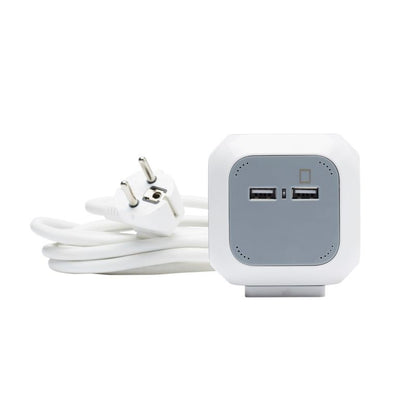 Diall boligforlænger med 4 x 16 A, 2 x USB, 3 m