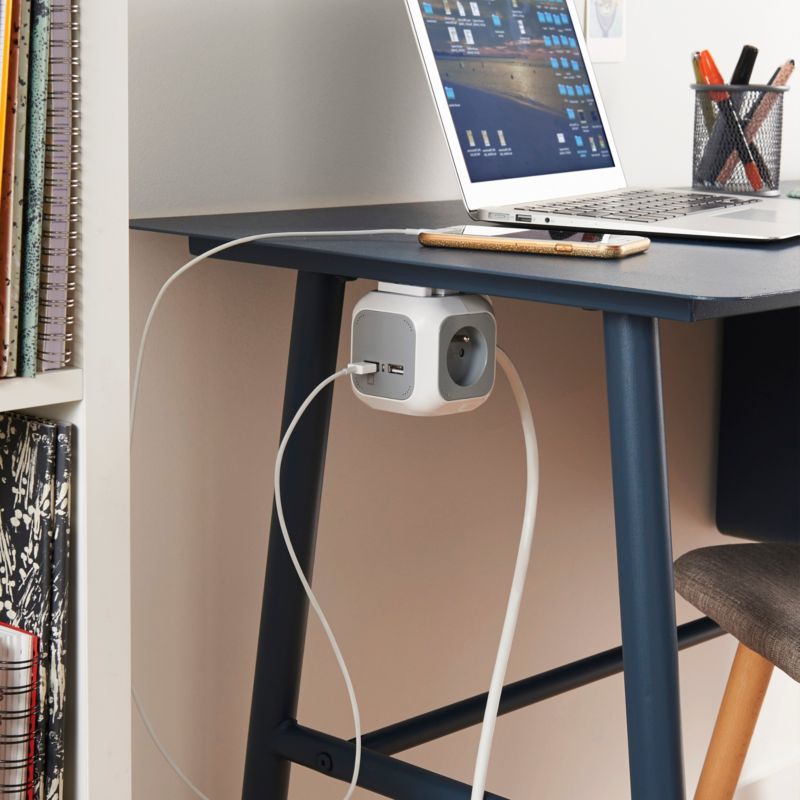 Diall boligforlænger med 4 x 16 A, 2 x USB, 3 m
