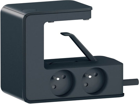 Legrand boligforlænger med 4 stik og 2 USB-porte, 1,5 m