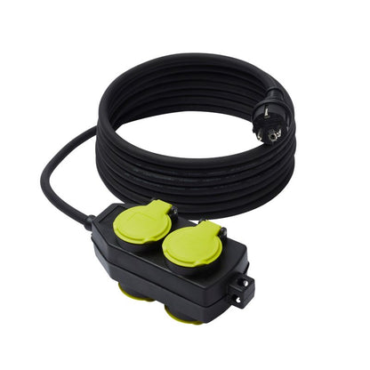 Diall gummikabel haveforlængerledning 3 x 1,5 mm² 2 x 5 m