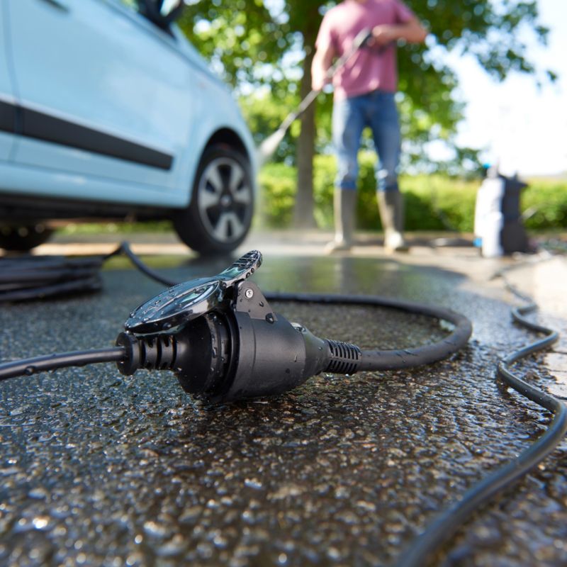 Diall gummikabel udendørs forlængerledning sort 3 x 2,5 mm 10 m