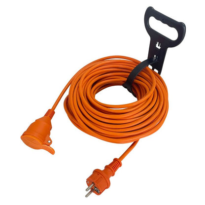 Diall haveforlængerkabel med håndtag 30 m 3 x 1,5 mm² orange
