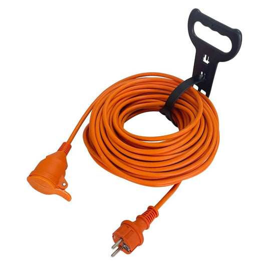 Diall haveforlængerkabel med håndtag 30 m 3 x 1,5 mm² orange