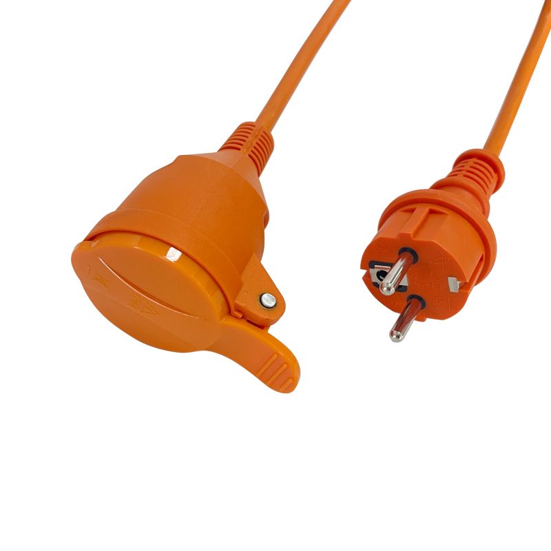 Diall haveforlængerkabel med håndtag 30 m 3 x 1,5 mm² orange