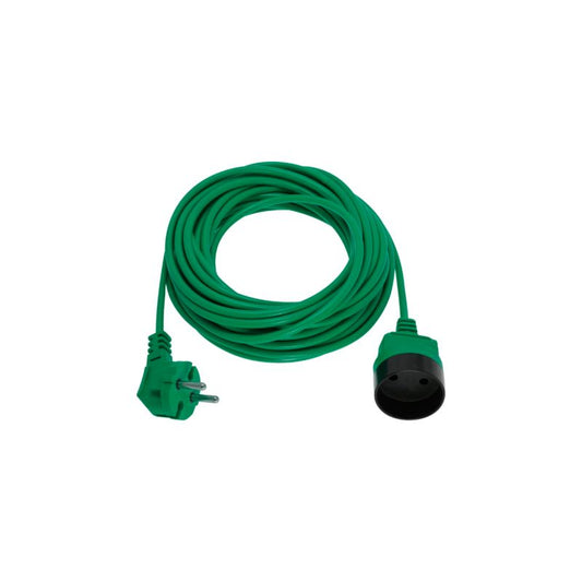 Elgotech haveforlængerledning 1 stik uden jord 20 m 2 x 1 mm grøn
