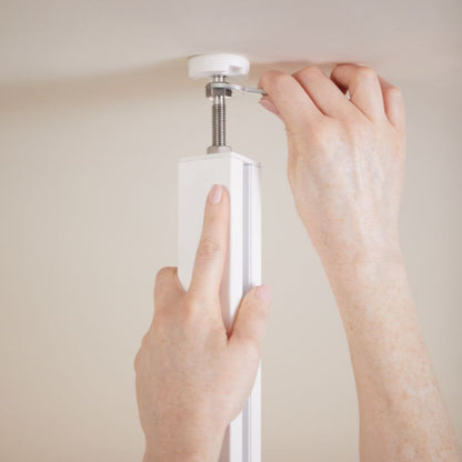 Forlængelse af stolpe GoodHome Alara 12,5 cm hvid