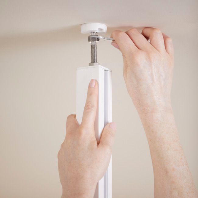 Forlængelse af stolpe GoodHome Alara 12,5 cm hvid