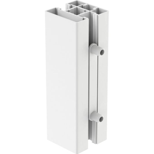 Forlængelse af stolpe GoodHome Alara 12,5 cm hvid