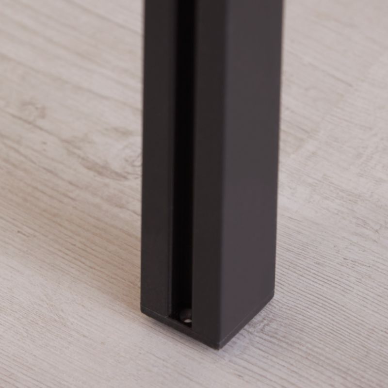 Forlængelse af stolpe GoodHome Alara 12,5 cm mat-sort industrial