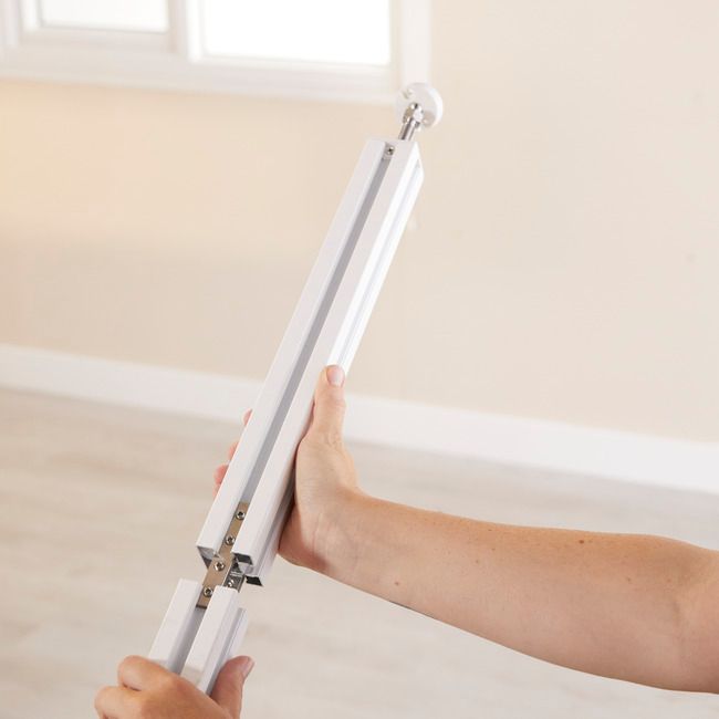 Forlængelse af stolpe GoodHome Alara 37,5 cm hvid