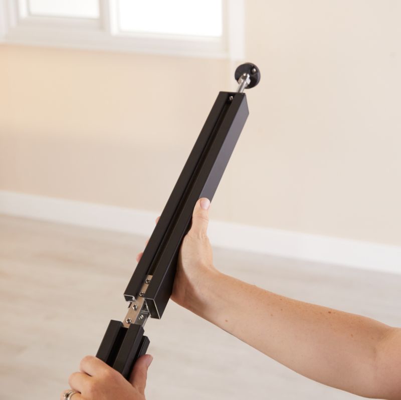 Forlængelse til GoodHome Alara stolpe 37,5 cm sort industrial