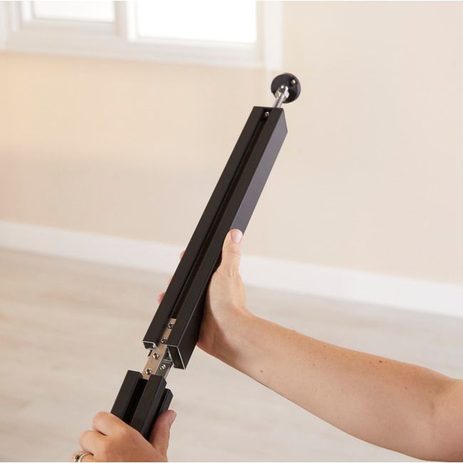 Forlængelse til GoodHome Alara stolpe 37,5 cm sort industrial
