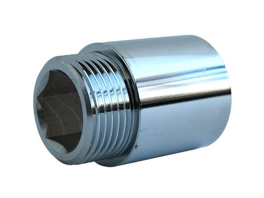 Forlængerstykke 3/4" 20 mm krom