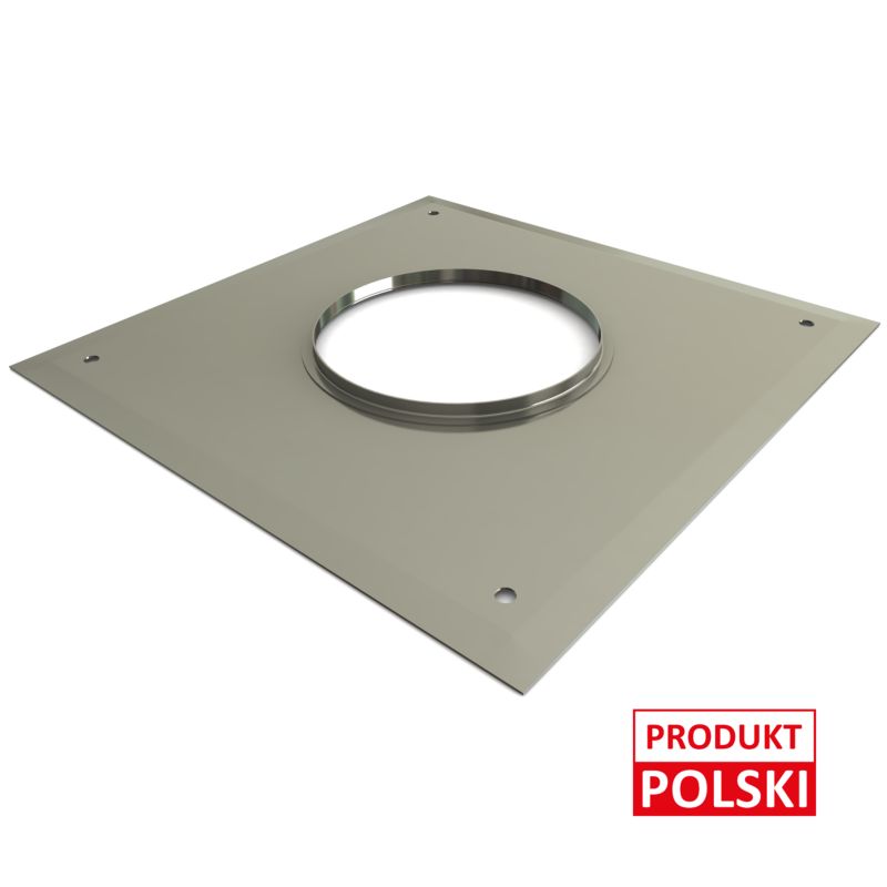 Taggennemføring Ø120 mm Rustfrit Stål