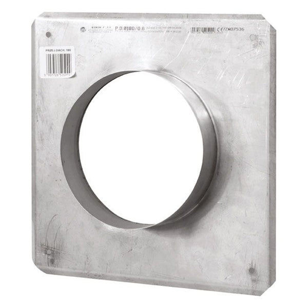 Taggennemføring 110 mm Rustfrit Stål