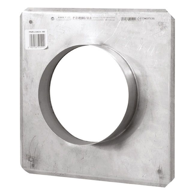 Taggennemføring 110 mm Rustfrit Stål