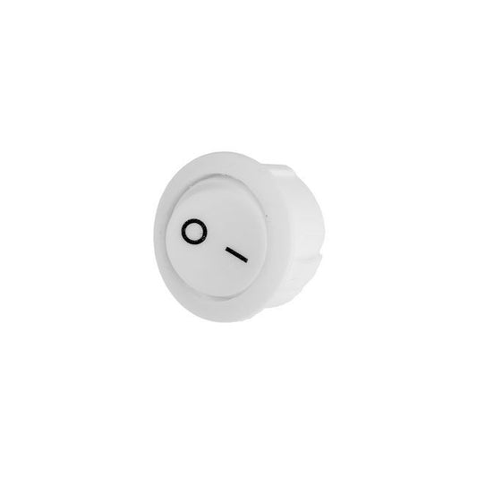 Hvid vippekontakt R13-6A 6A