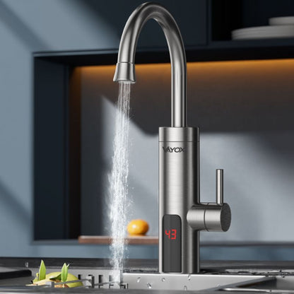 Gennemstrømningsvandvarmer VA0211 3000W Lodret Rustfrit Stål