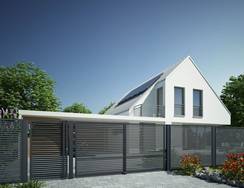 Polargos Dakota stålhegnspanel 120 x 200 cm