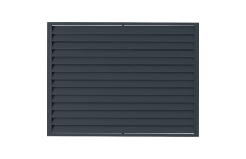 Polargos Imperial hegnspanel 120 x 200 cm galvaniseret antracit