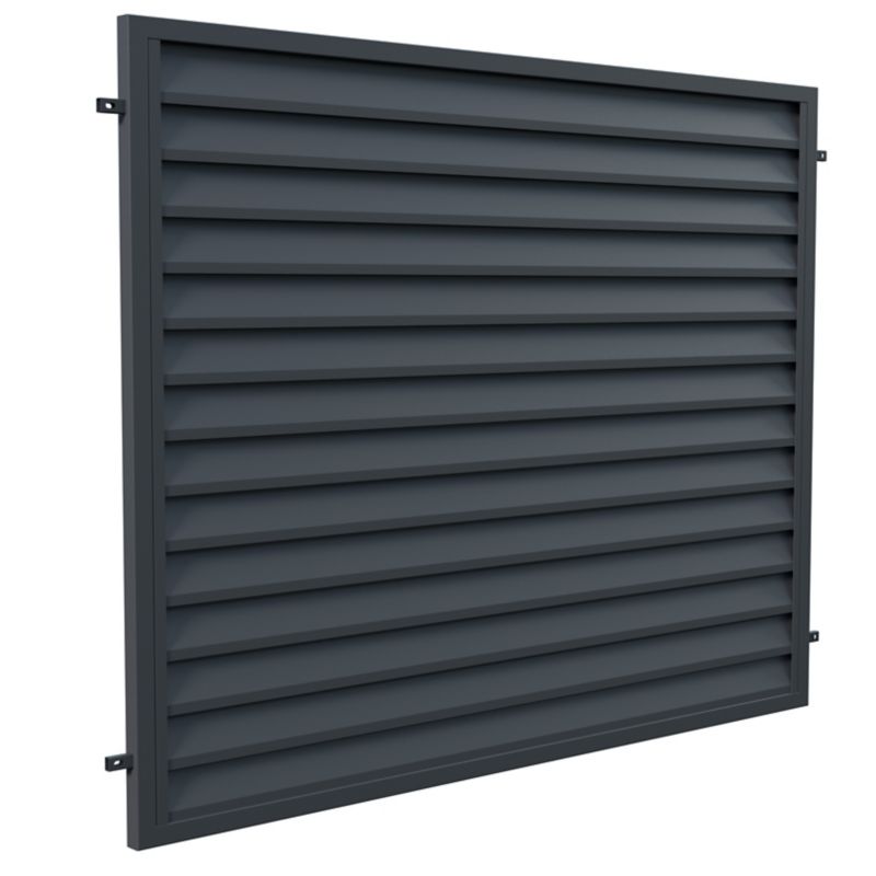 Polargos Imperial hegnspanel 150 x 200 cm galvaniseret antracit