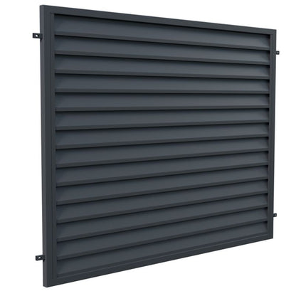Polargos Imperial hegnspanel 150 x 200 cm galvaniseret antracit