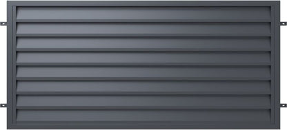 Polargos Imperial hegnspanel 90 x 200 cm galvaniseret antracit
