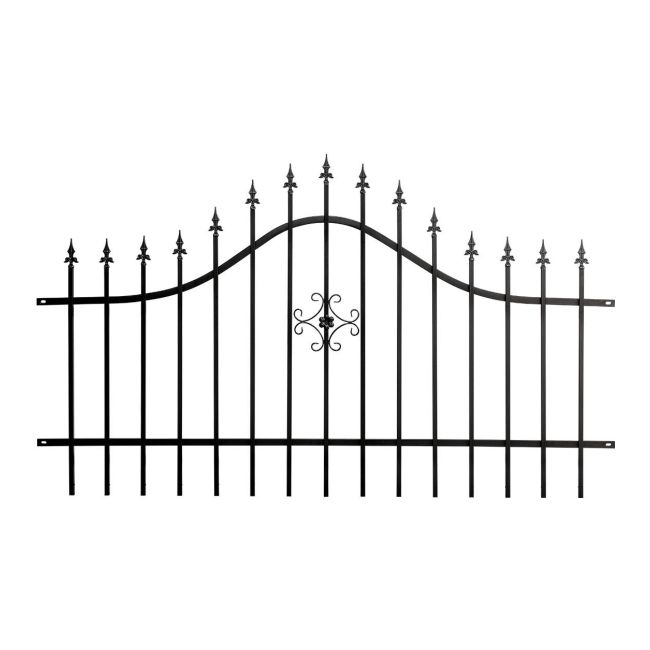Polbram Steel Group Rodos stålhegnspanel 200 x 120 cm mat-sort