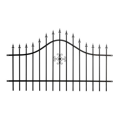 Polbram Steel Group Rodos stålhegnspanel 200 x 120 cm mat-sort