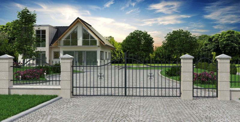 Polbram Steel Group Rodos stålhegnspanel 200 x 120 cm mat-sort