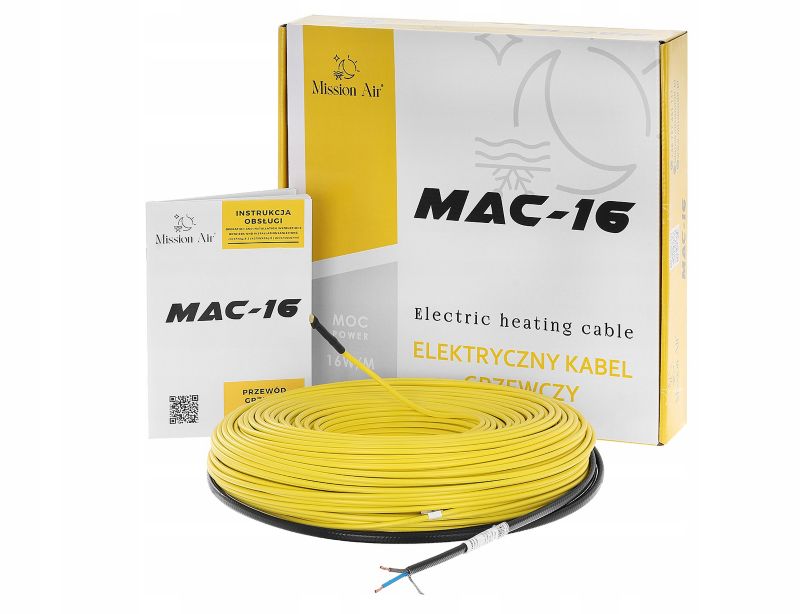 Varmekabel MAC-16 119 m 16W/m
