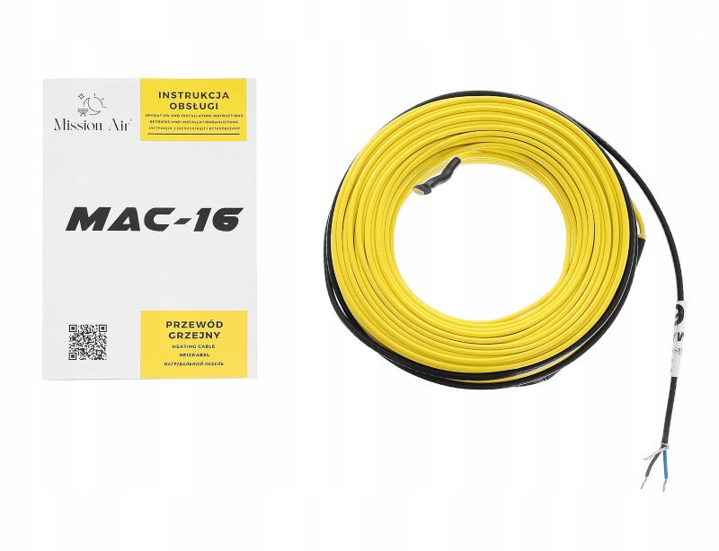 Varmekabel til Gulvvarme MAC-16W 52 m