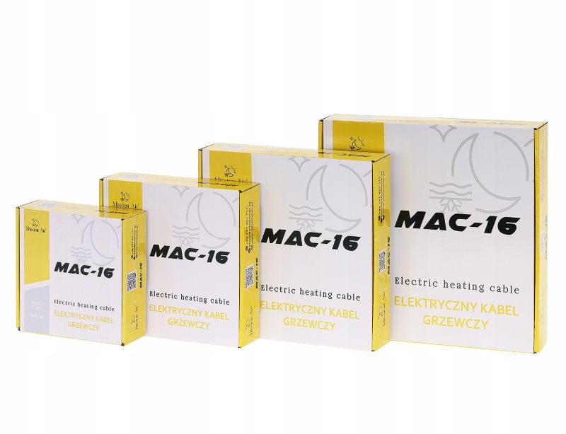 Varmekabel til Gulvvarme MAC-16W 52 m