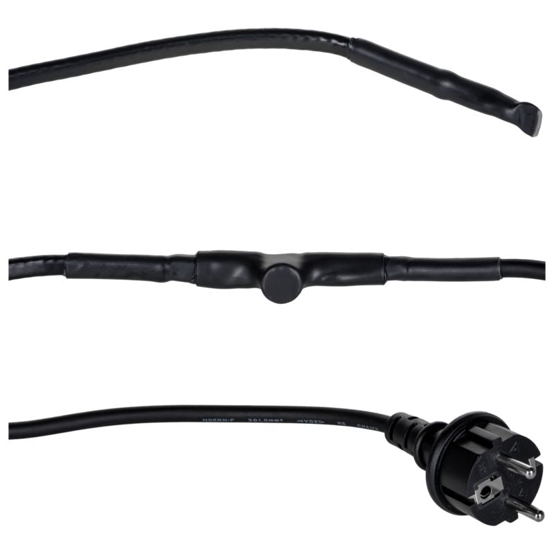 Thermoval varmekabel 15 W/m med ensidig strømforsyning 4 m, 60 W