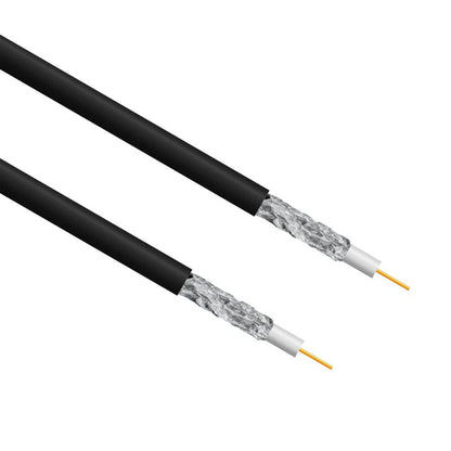 DPM Solid RG6 CU koaksialkabel 5 m sort