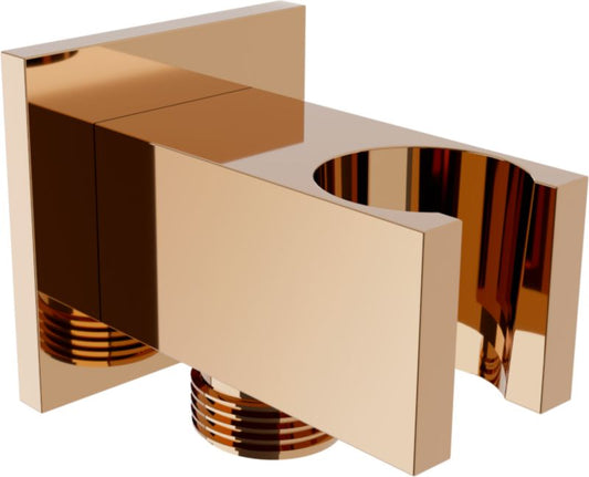 Vinkeltilslutning Mexen Cube i rosaguldfinish 79300-60, 1 stk.