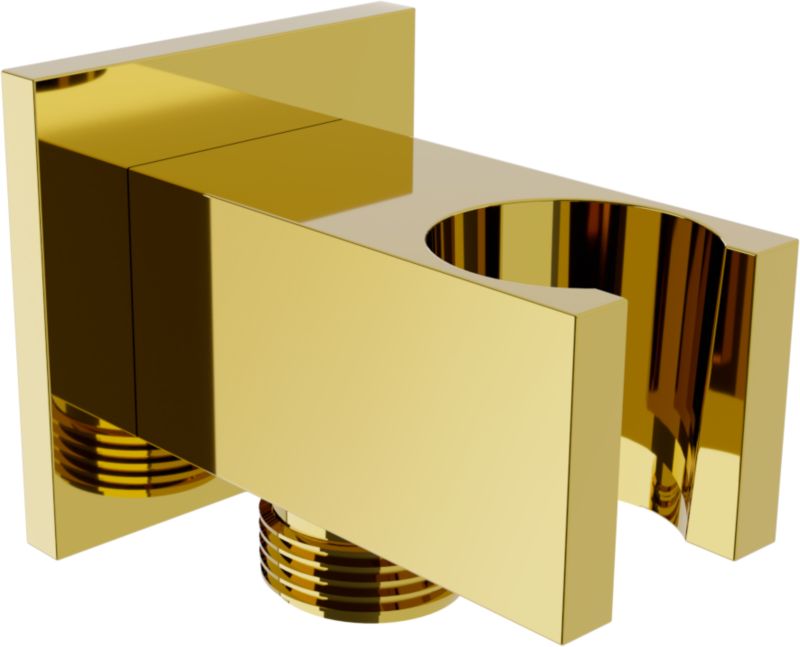 Mexen Cube vinkelforbindelse i guld, 1 stk.