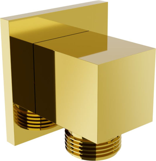 Mexen Cube vinkelforbindelse i guld, 1 stk.