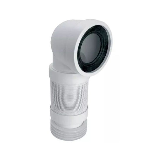 Fleksibelt harmonikaforbindelse til WC McAlpine 90-110 mm, 90 graders vinkel, 1 stk.