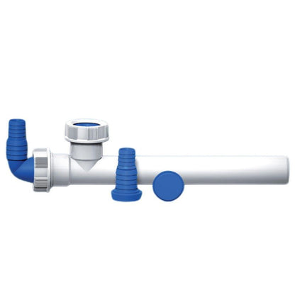 Lira FO 32 tovejs tilslutning til opvaskemaskiner og vaskemaskiner, hvid, 1 stk.