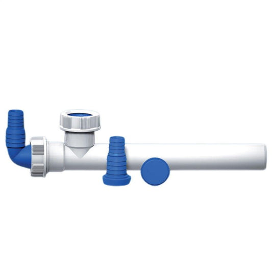Lira FO 32 tovejs tilslutning til opvaskemaskiner og vaskemaskiner, hvid, 1 stk.