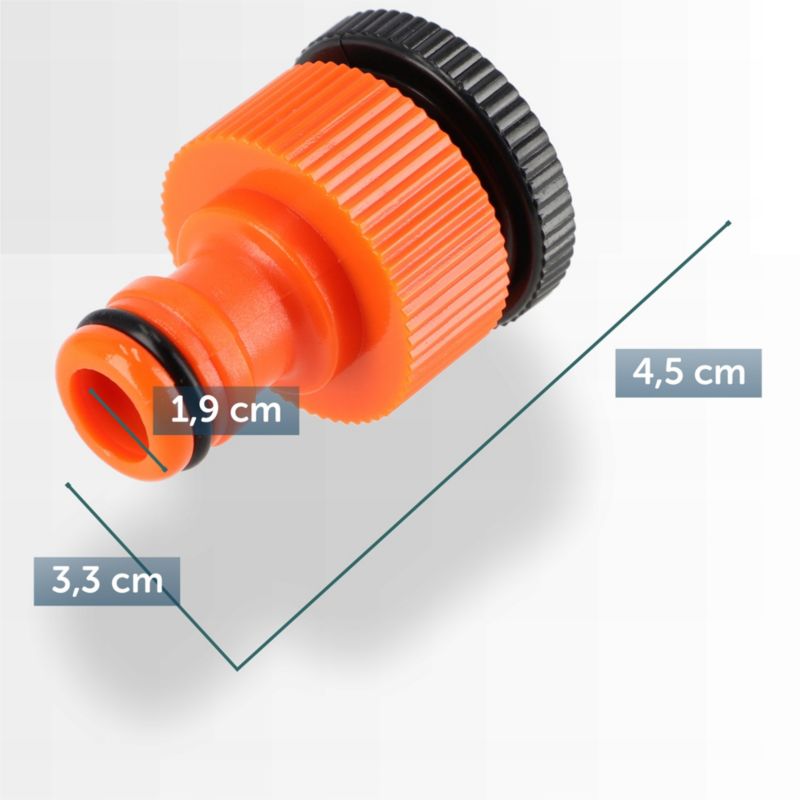 KADAX universelt haneadapter i ABS-plast