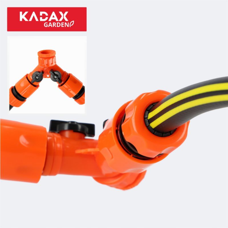 KADAX universelt haneudtag med ABS-plast og dobbelt udløb