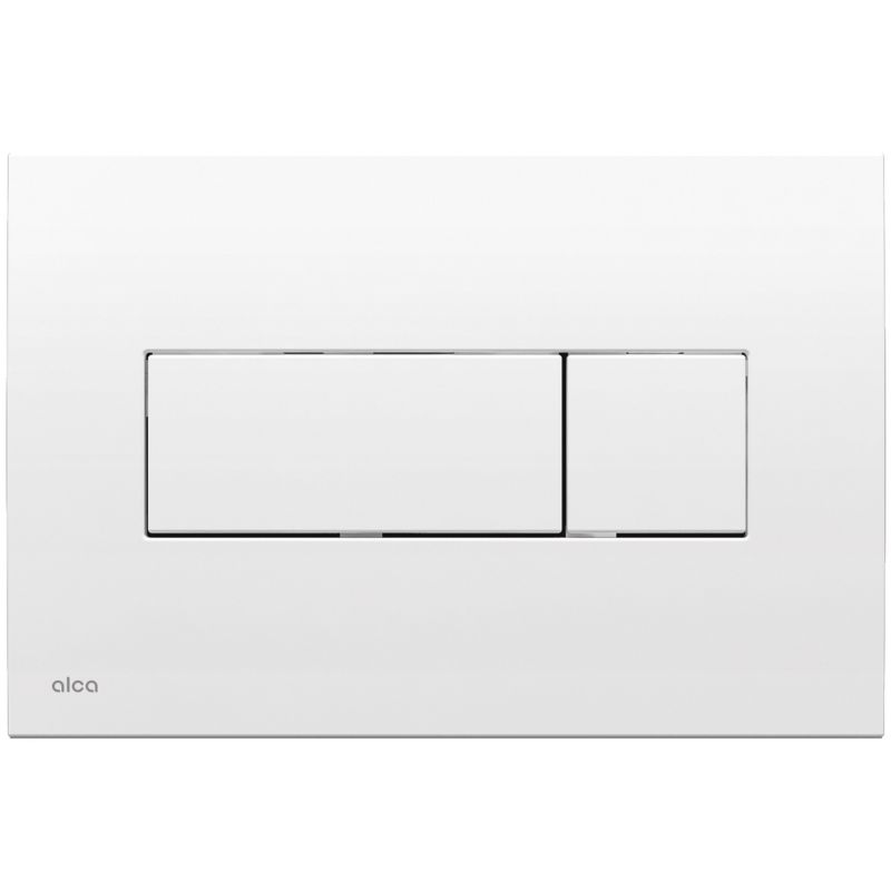 Trykknap til Skjult Cisterne 247x165 mm Hvid Blank 1 stk.