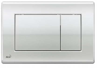 Trykknap til Skjult Cisterne 247x165 mm Krom Blank 1 stk.