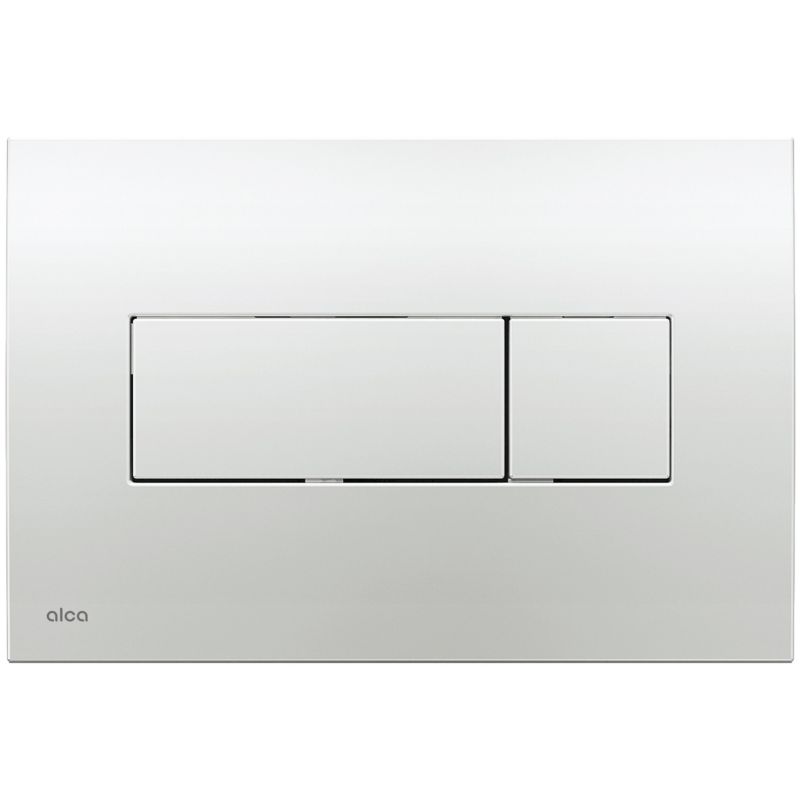 Trykknap til skjult toiletcisterne 247x165 mm Krom Blank 1 stk.