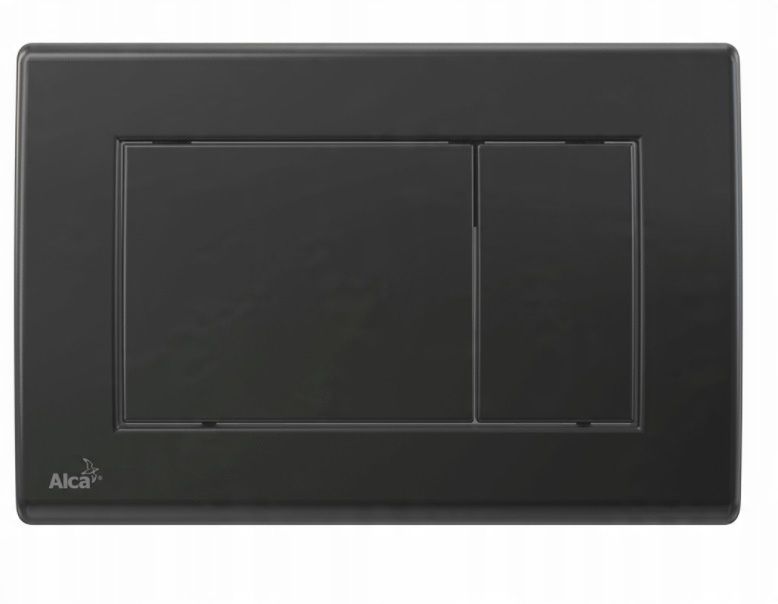 Trykknap til Skjult Cisterne 247x165 mm Sort Mat 1 stk.