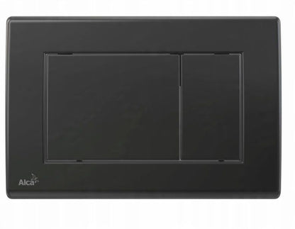 Trykknap til Skjult Cisterne 247x165 mm Sort Mat 1 stk.