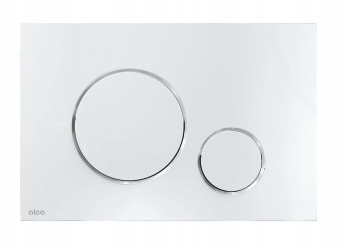Trykknap til Skjult Cisterne 247x165 mm Krom 1 stk.