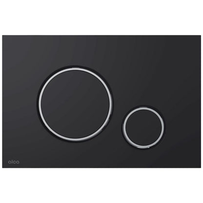 Trykknap til Skjult Cisterne 247x165 mm Sort Mat 1 stk.